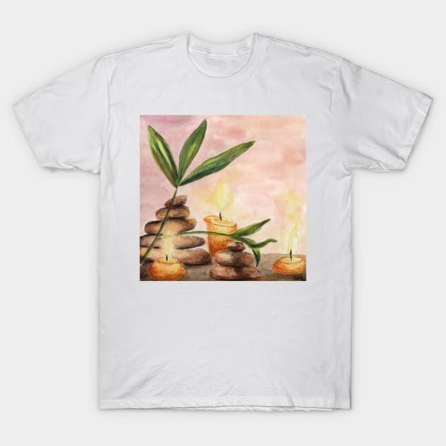 Composition Spa and relaxation T-Shirt by Zamen